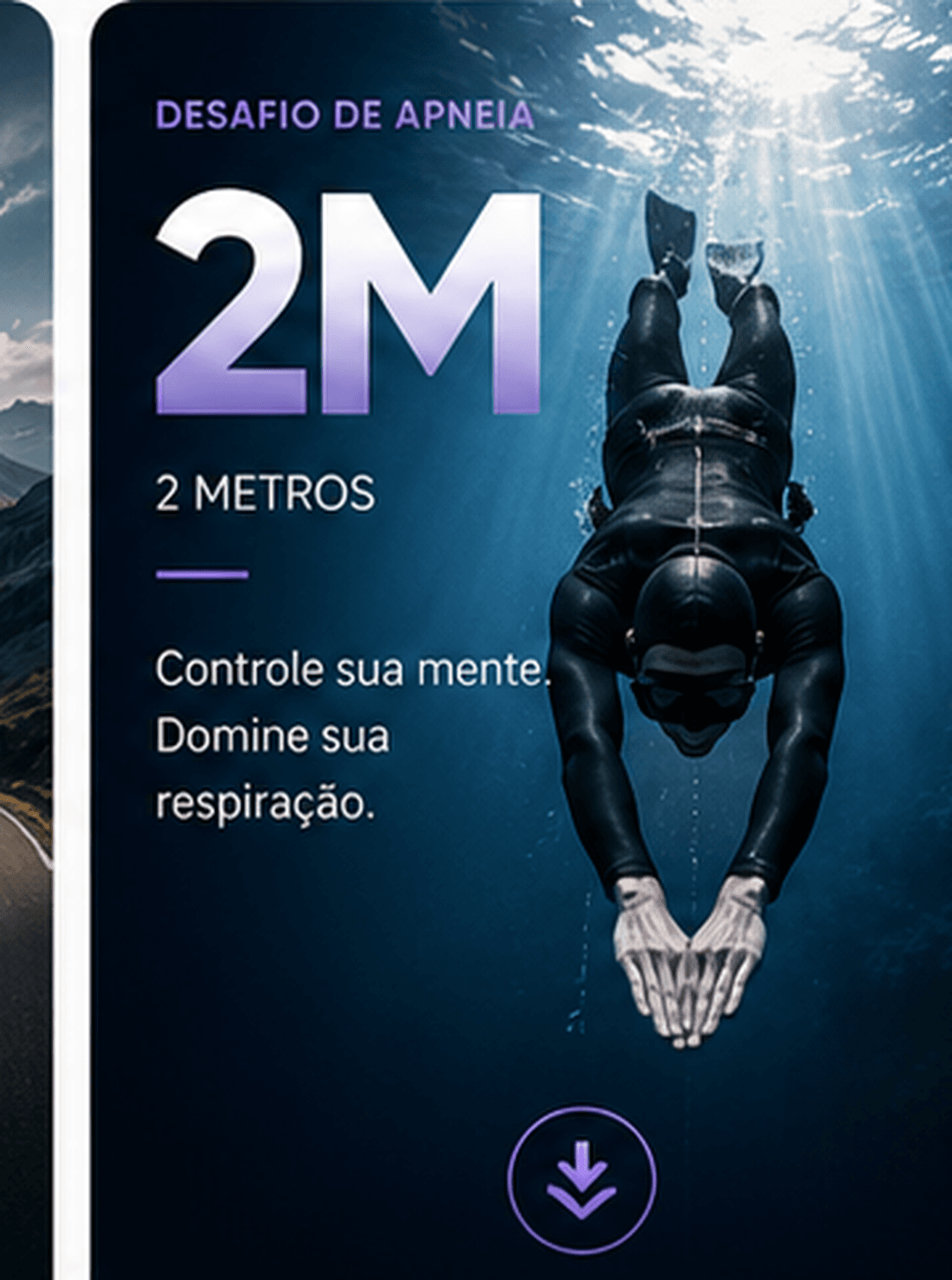 Desafio de apneia Performar 2M